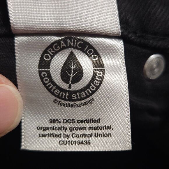 Everlane The Original Cheeky Jeans Womens Size 24S Black Straight High Rise - Picture 7 of 13